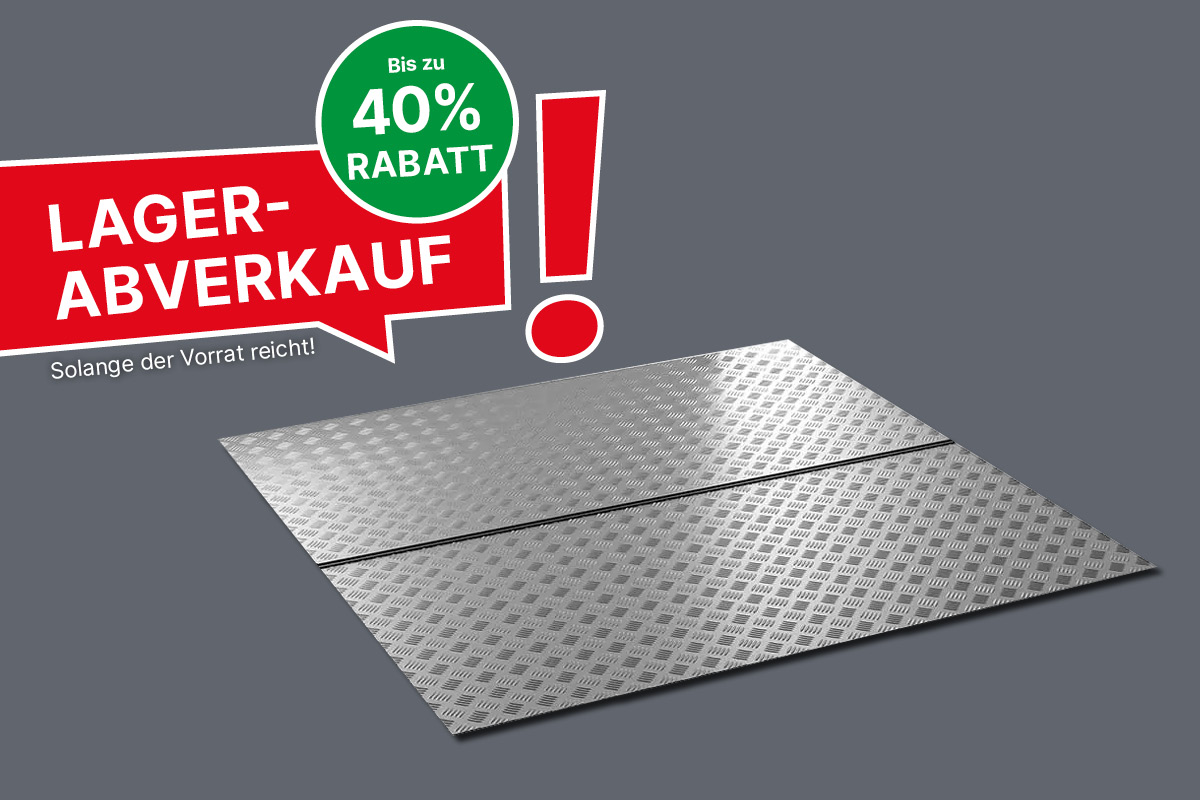 Lagerabverkauf Bodenplatte Small